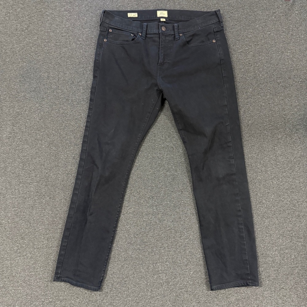 Modern J.Crew 484 Slim Fit Pants Mens 33x30 Black Good Five Pocket Trousers